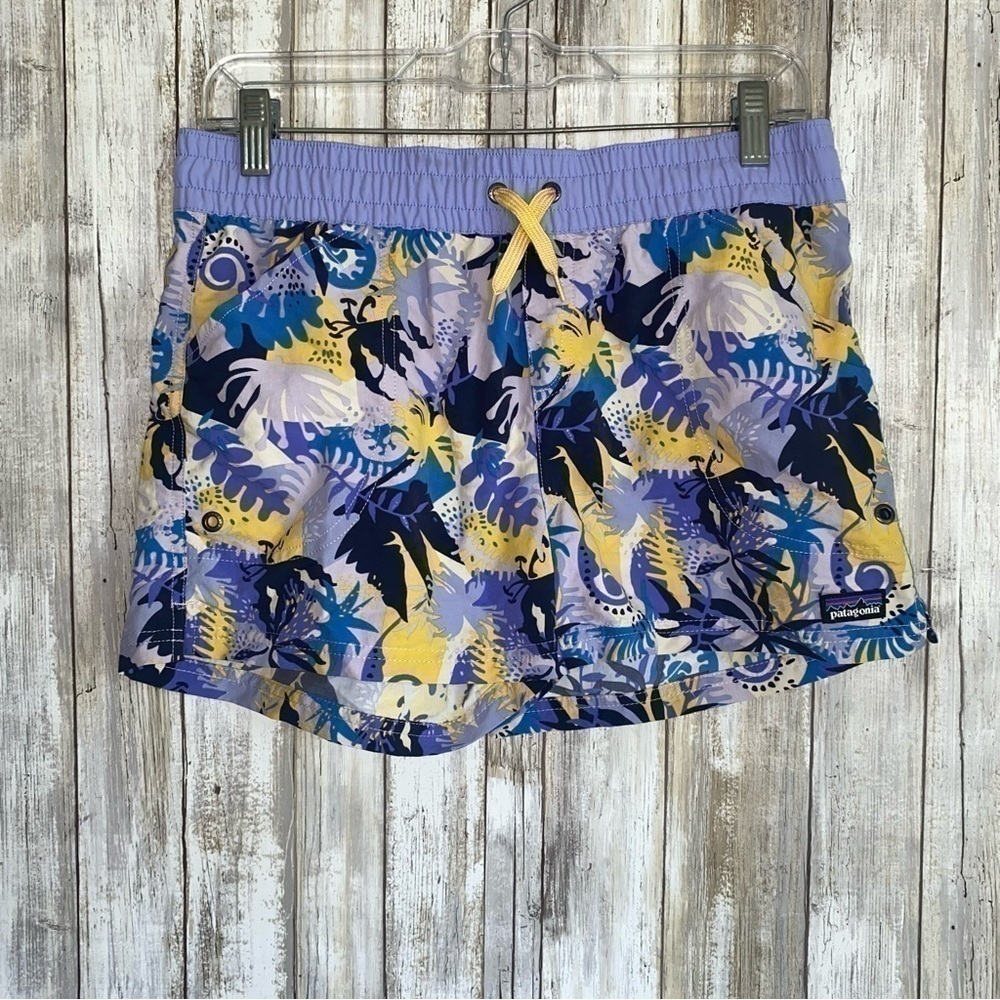 Kids Patagonia Costa Rica Baggies Printed Shorts - Picture 2 of 5
